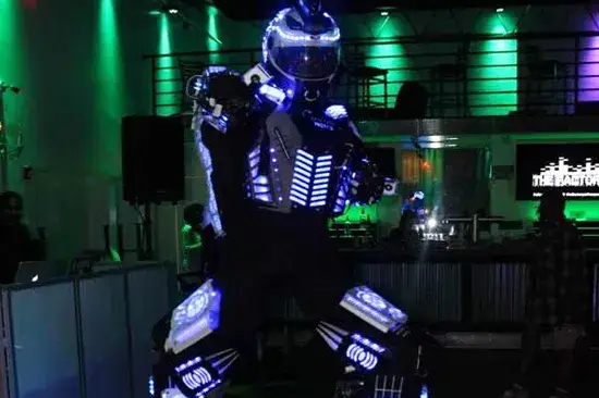 led robot holder